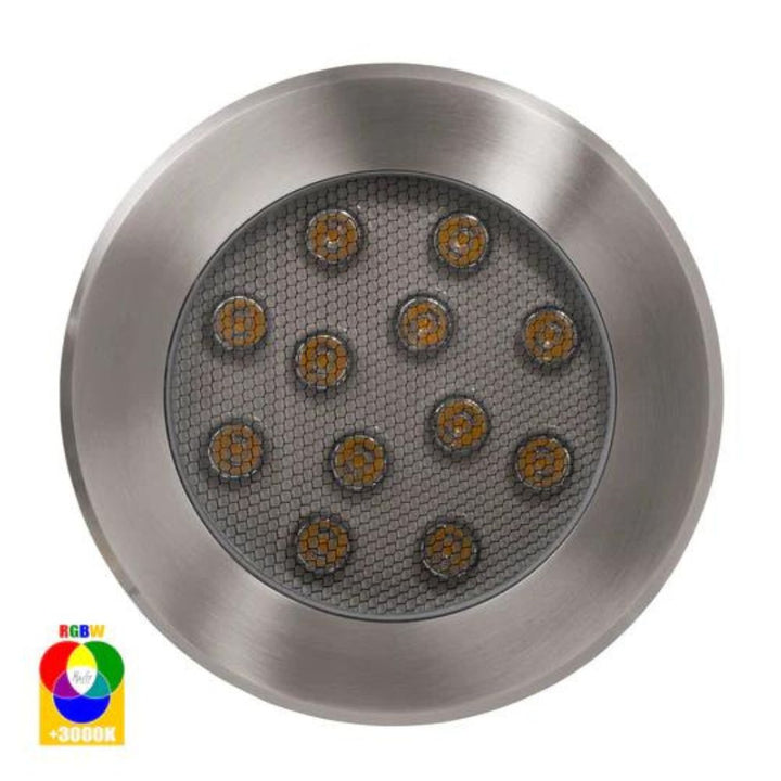 Havit SPLIT -316 Stainless Steel RGBW LED Inground Light 12V - IP67-Havit Lighting-Ozlighting.com.au