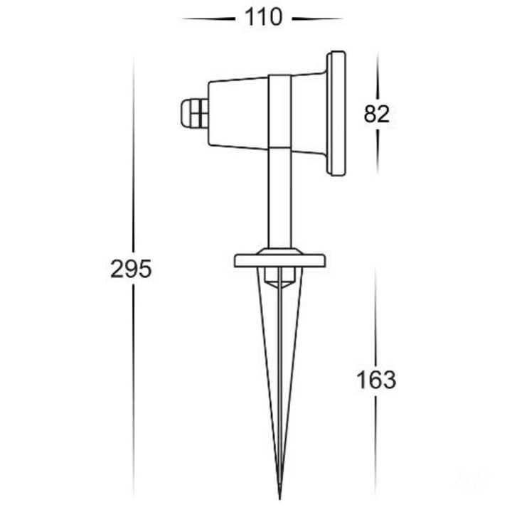 Havit STAHL - 5W LED 12V DC Tri-Colour Exterior Adjustable Spot Light / Spike Light IP66 - DRIVER REQUIRED-Havit Lighting-Ozlighting.com.au