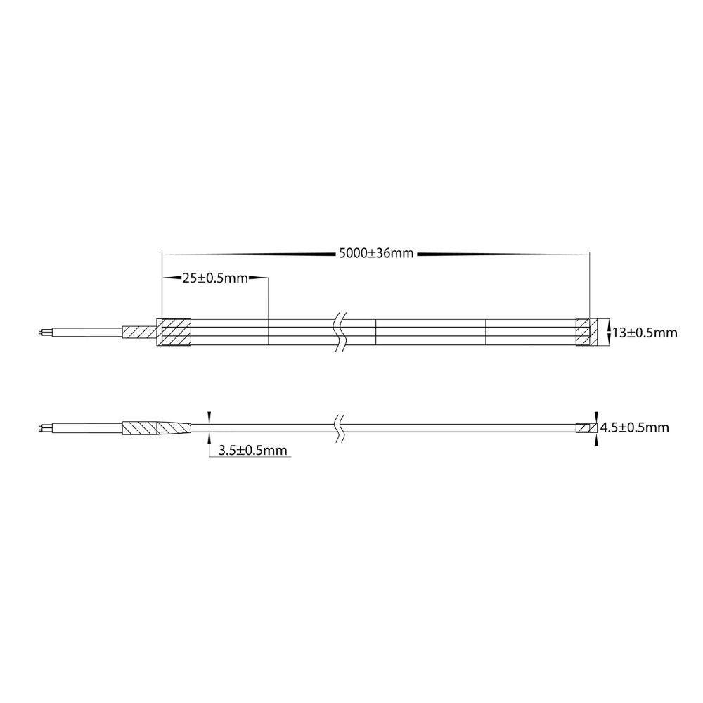 Havit STRIP-14.4-COB-WP - 14.4W 24V 13mm 60 LED Strip Light Per Metre IP67 - 24V DC DRIVER REQUIRED-Havit Lighting-Ozlighting.com.au