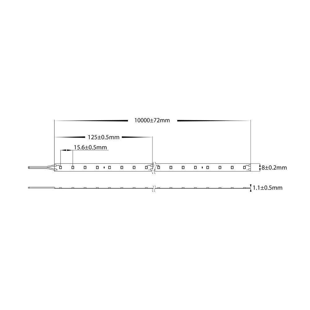 Havit STRIP-4.8 - 4.8W 24V 8mm 64 LED Strip Light Per Metre IP20 - 24V DRIVER REQUIRED-Havit Lighting-Ozlighting.com.au