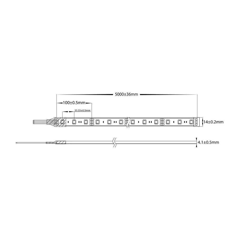 Havit STRIP-7.2-RGB-WP - 7.2W 12V 14mm LED Strip Light Per Metre IP67 RGB - 12V DRIVER REQUIRED-Havit Lighting-Ozlighting.com.au