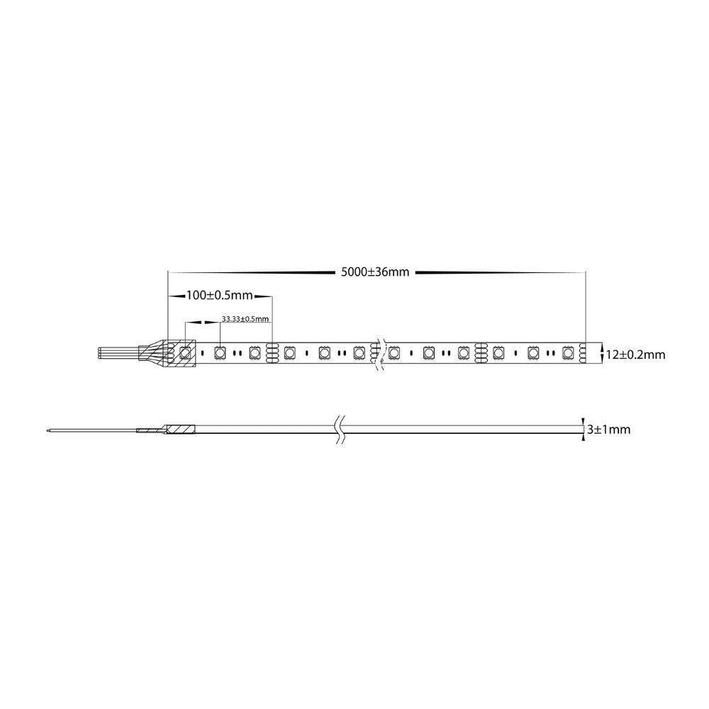 Havit STRIP-7.2-RGB-WP-EG - 7.2W 12V 12mm RGB LED Strip Light Per Metre IP54 - 12V DRIVER REQUIRED-Havit Lighting-Ozlighting.com.au