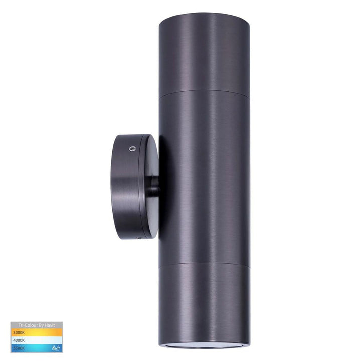 Havit TIVAH - 25W Tri Colour Up And Down Wall Pillar Lights IP65-Havit Lighting-Ozlighting.com.au