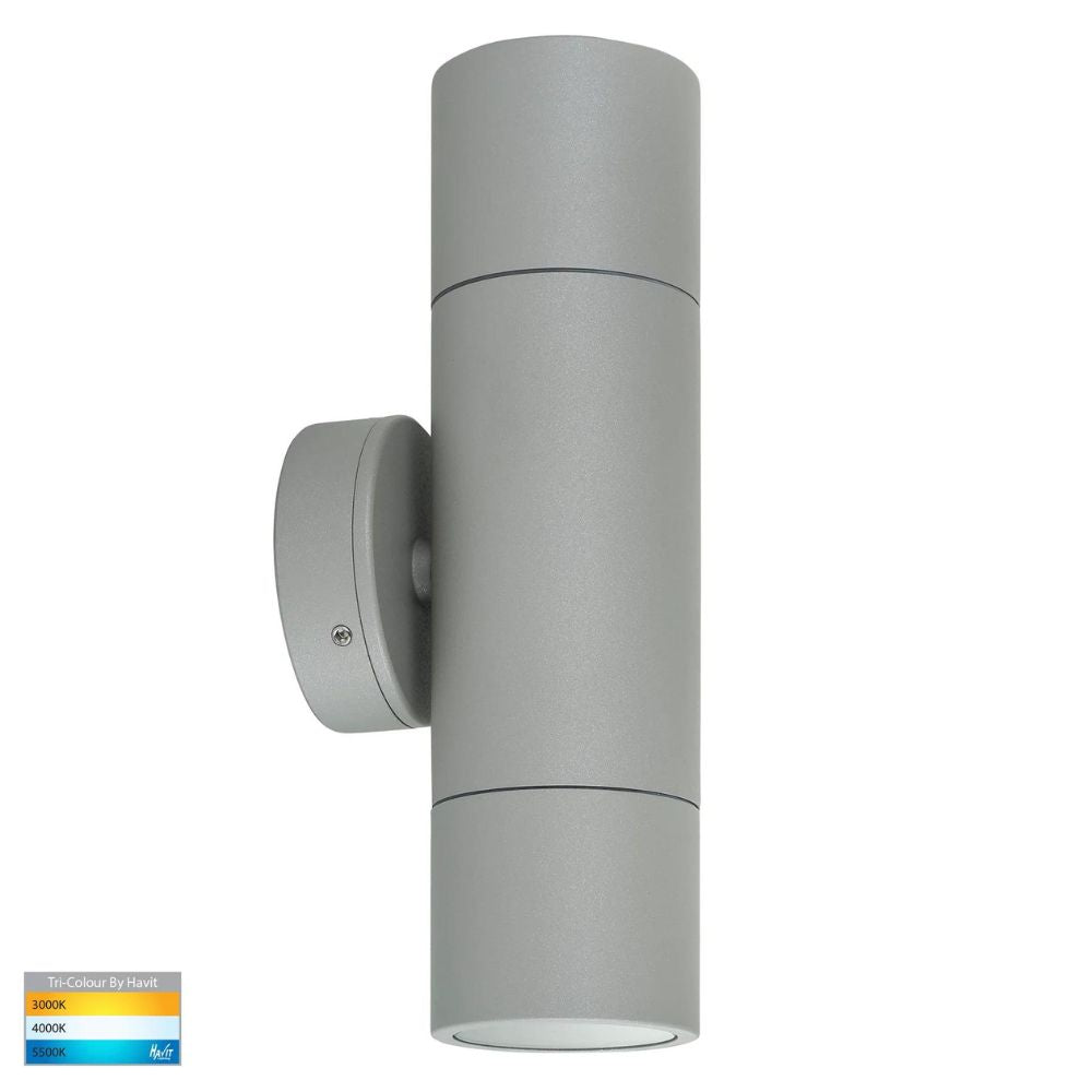 Havit TIVAH - 25W Tri Colour Up And Down Wall Pillar Lights IP65-Havit Lighting-Ozlighting.com.au