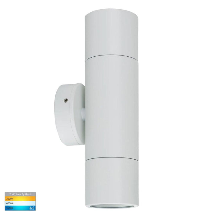 Havit TIVAH - 25W Tri Colour Up And Down Wall Pillar Lights IP65-Havit Lighting-Ozlighting.com.au