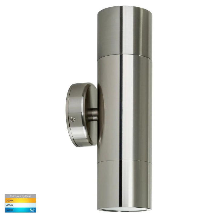 Havit TIVAH - 25W Tri Colour Up And Down Wall Pillar Lights IP65-Havit Lighting-Ozlighting.com.au