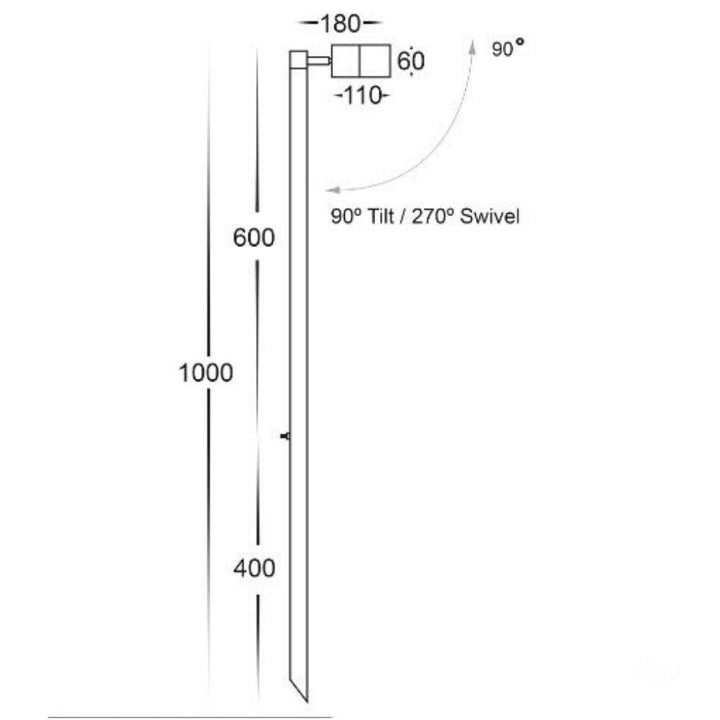 Havit TIVAH - 5W Exterior Spike Light 12V DRVER REQUIRED-Havit Lighting-Ozlighting.com.au