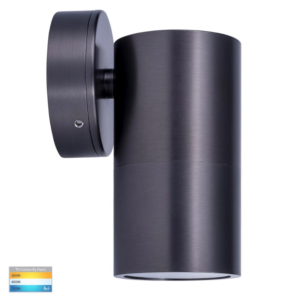 Havit TIVAH - 7W Fixed Down Pillar Wall Light IP65 - GU10-Havit Lighting-Ozlighting.com.au