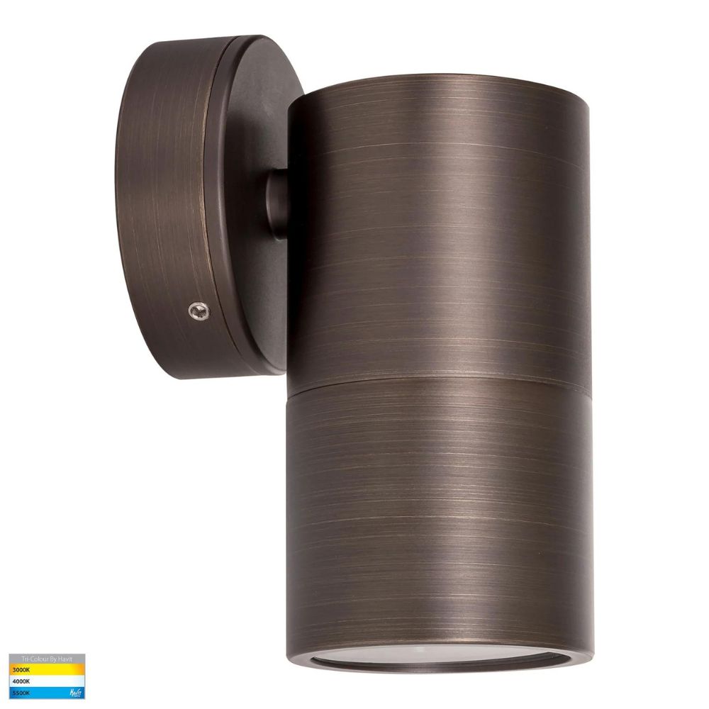 Havit TIVAH - 7W Fixed Down Pillar Wall Light IP65 - GU10-Havit Lighting-Ozlighting.com.au