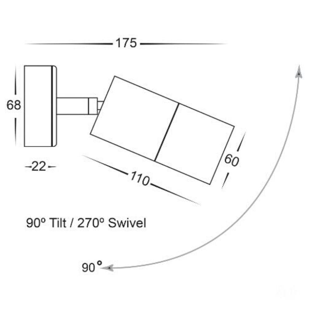 Havit TIVAH - Exterior Adjustable Spotlight-Havit Lighting-Ozlighting.com.au