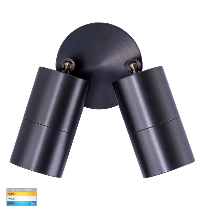 Havit TIVAH - Exterior Double Adjustable Wall Light - 12V DRIVER REQUIRED-Havit Lighting-Ozlighting.com.au