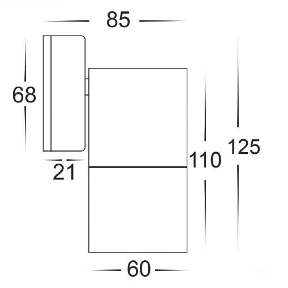 Havit TIVAH - Exterior Fixed Wall Lights 12V DC DRIVER REQUIRED-Havit Lighting-Ozlighting.com.au