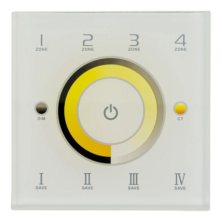 Havit TOUCH-PANEL-DX7 - Colour Temperature Tuneable 4 Zone LED Strip Touch Panel Controller-Havit Lighting-Ozlighting.com.au