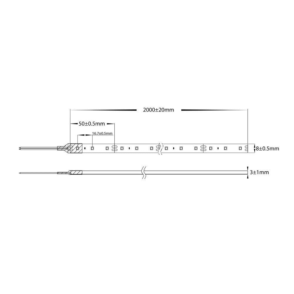 Havit VIPER-4.8-WP-2M-KIT - 4.8W 12V 2000mm Weatherproof LED Strip Light Kit IP54-Havit Lighting-Ozlighting.com.au