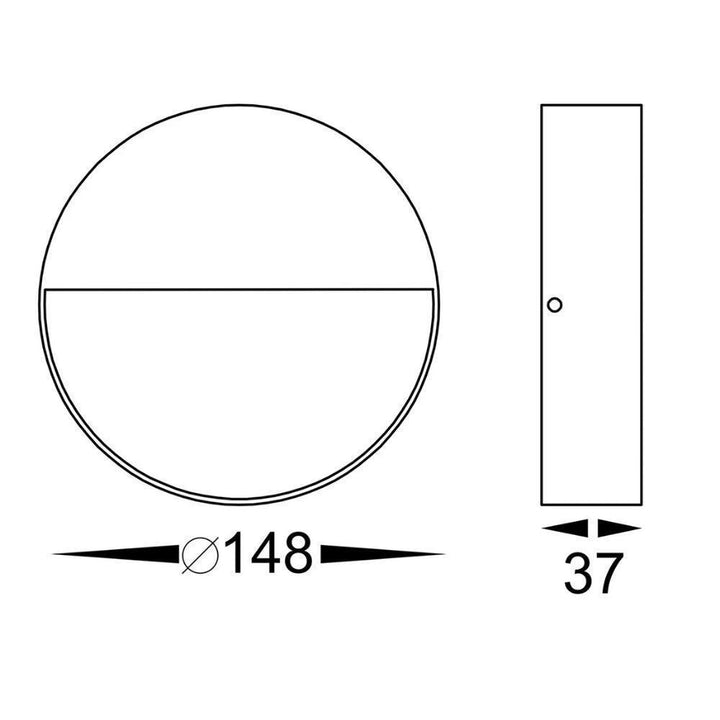 Havit VIRSMA - 4W/6W 12V DC LED Tri-Colour Exterior Surface Mount Step Light IP54 - DRIVER REQUIRED-Havit Lighting-Ozlighting.com.au