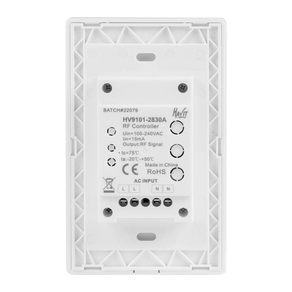 Havit WALL CONTROL - Single Colour LED Touch Panel Wall Controller-Havit Lighting-Ozlighting.com.au