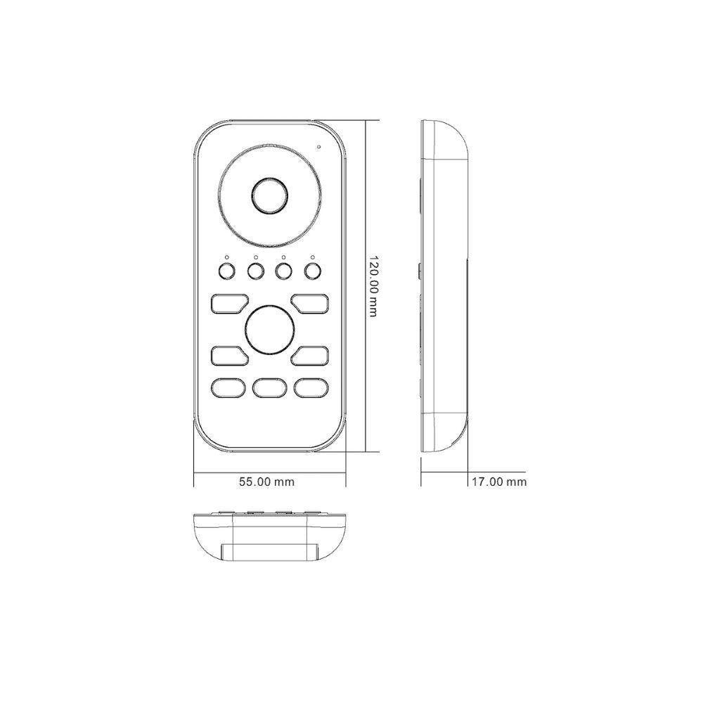 Havit ZIGBEE-REMOTE-RGB - Zigbee RGBC + RGBW LED Remote Controller 4.5V-Havit Lighting-Ozlighting.com.au