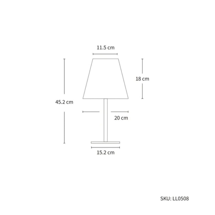 Lexi - 45cm Solar LED Table Lamp-Lexi Lighting-Ozlighting.com.au