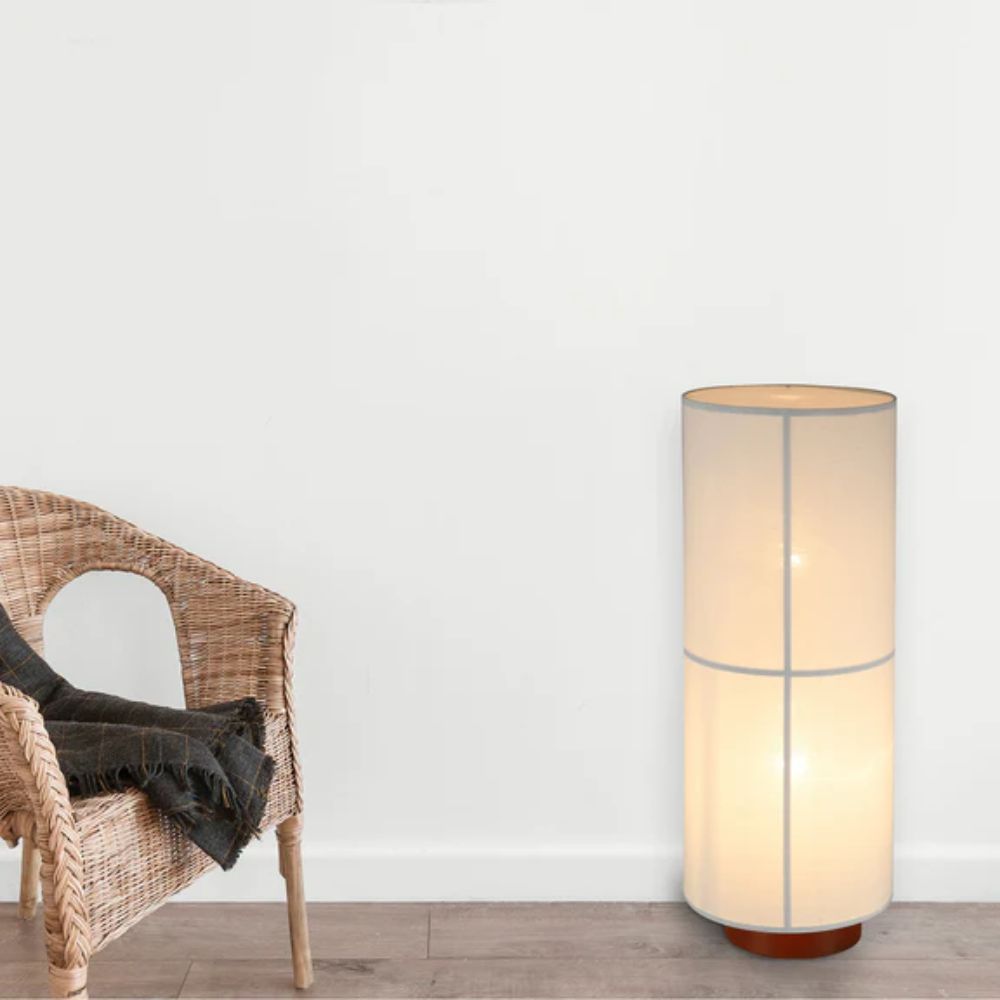 Lexi AILSA - Linen Floor Lamp-Lexi Lighting-Ozlighting.com.au