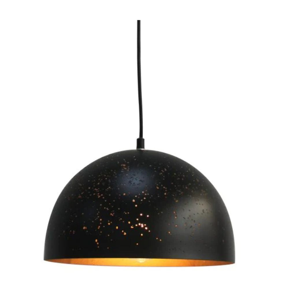 Lexi BARDEM - 1 Light Perforated Metal Pendant-Lexi Lighting-Ozlighting.com.au