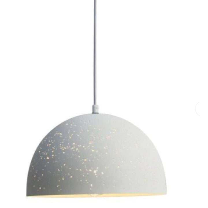 Lexi BARDEM - 1 Light Perforated Metal Pendant-Lexi Lighting-Ozlighting.com.au