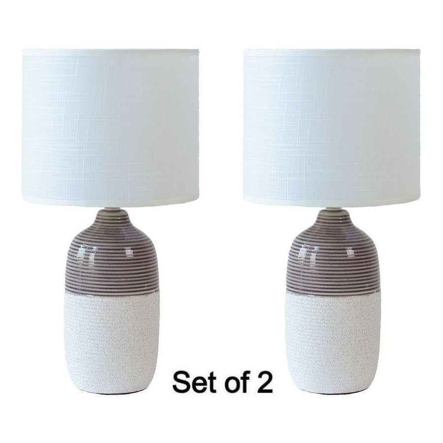 Lexi BOTANY - Ceramic Table Lamp 2pcs Package Offer-Lexi Lighting-Ozlighting.com.au