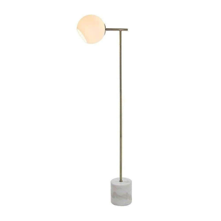 Lexi HELIUM - Metal And Marble Base Floor Lamp-Lexi Lighting-Ozlighting.com.au