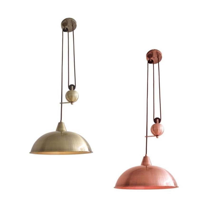 Lexi JESS - 1 Light Rise & Fall Pendant Pulley Light-Lexi Lighting-Ozlighting.com.au