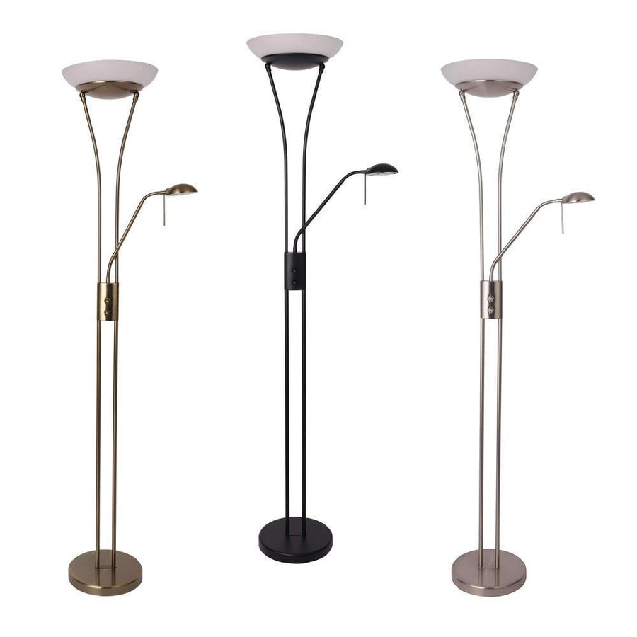 Lexi REED - Dimmable LED Mother & Child Uplighter Floor Lamp-Lexi Lighting-Ozlighting.com.au