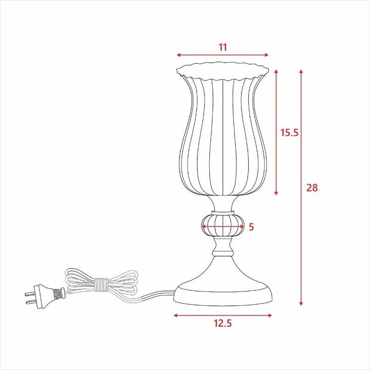 Lexi SAMANTHA - Touch Table Lamp-Lexi Lighting-Ozlighting.com.au