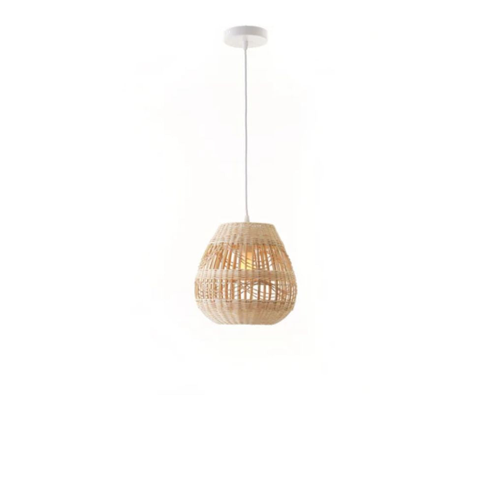 Lexi SHIRI - 1 Light Rattan Pendant-Lexi Lighting-Ozlighting.com.au