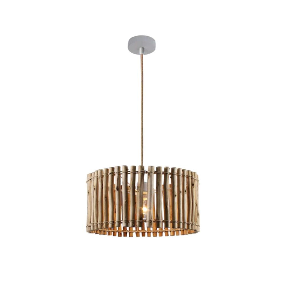 Lexi VANESSA - 1 Light Timber Pendant-Lexi Lighting-Ozlighting.com.au