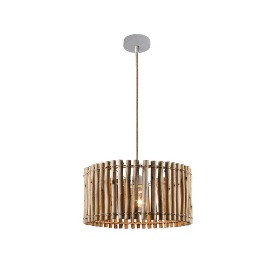 Lexi VANESSA - 1 Light Timber Pendant-Lexi Lighting-Ozlighting.com.au