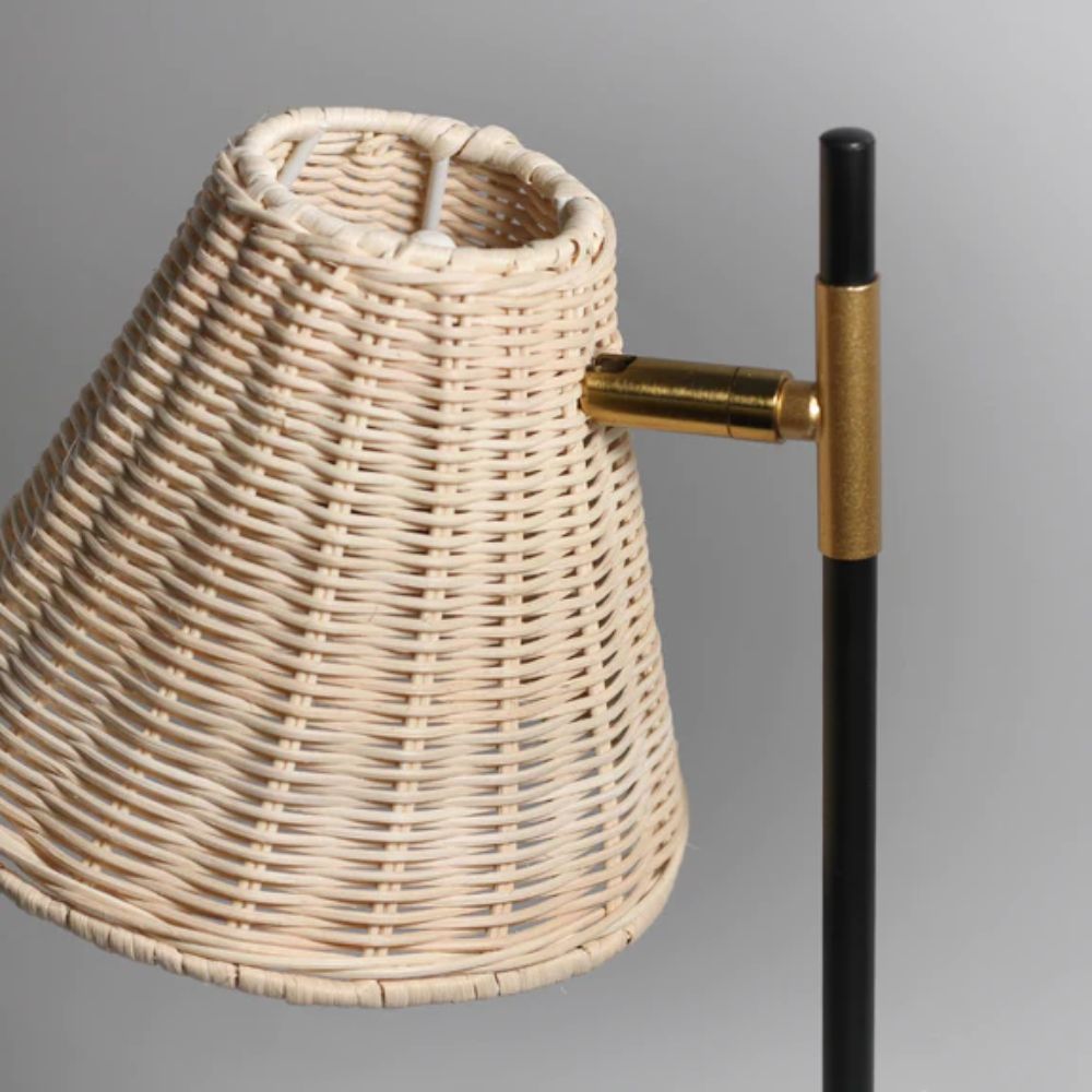 Lexi YVETTE - Rattan Floor Lamp-Lexi Lighting-Ozlighting.com.au