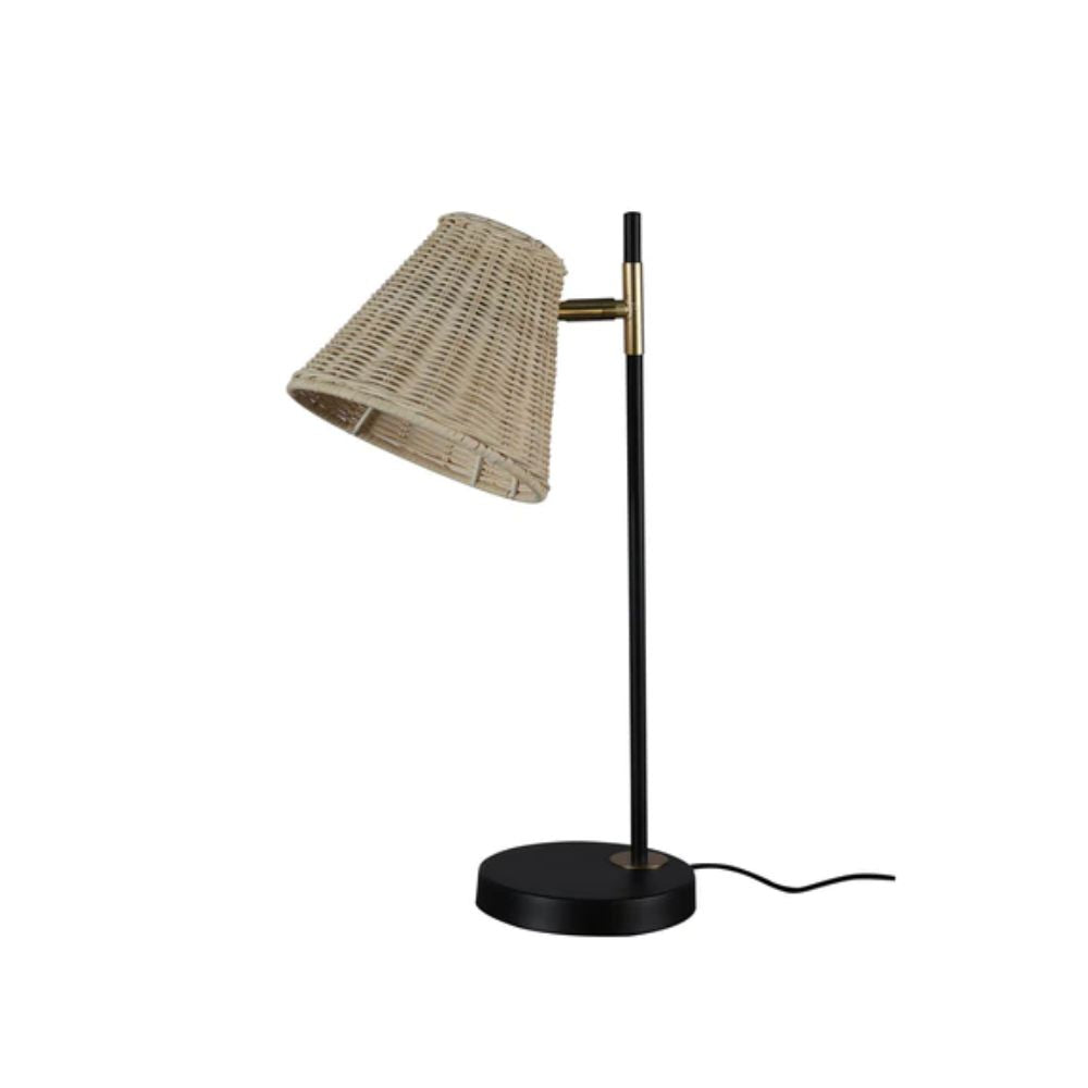 Lexi YVETTE - Rattan Table Lamp-Lexi Lighting-Ozlighting.com.au