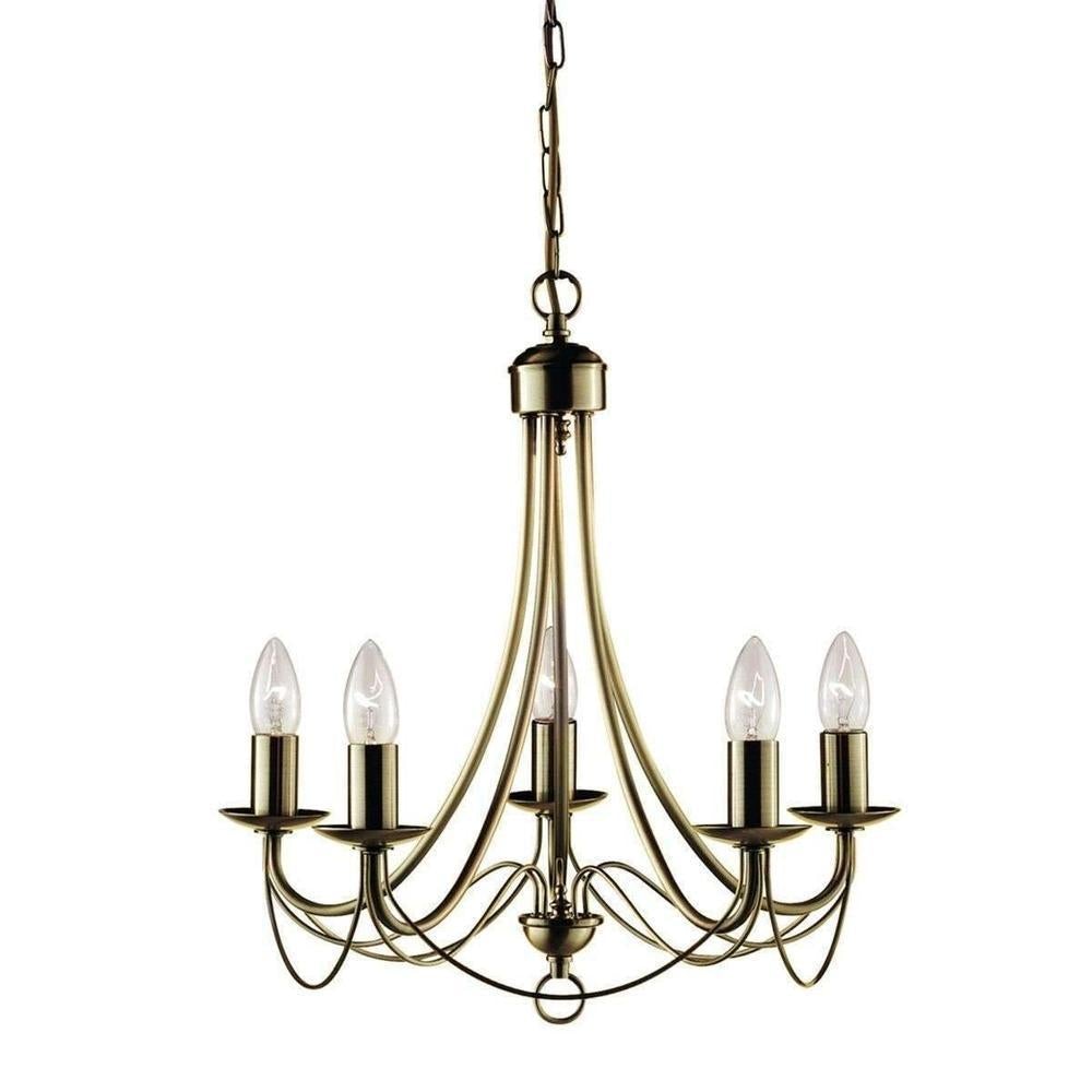 Lexi ZANZIBAR - 5 Light Chandelier-Lexi Lighting-Ozlighting.com.au