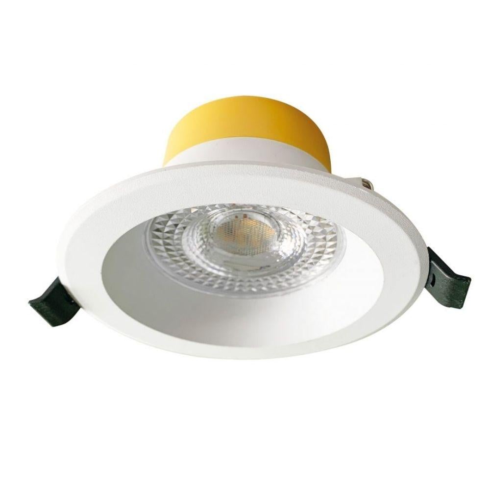 Mercator AAYDAN - 8W LED Tri-Colour Dimmable Deep Face Lens/Diffused PC Downlight IP44-Mercator-Ozlighting.com.au