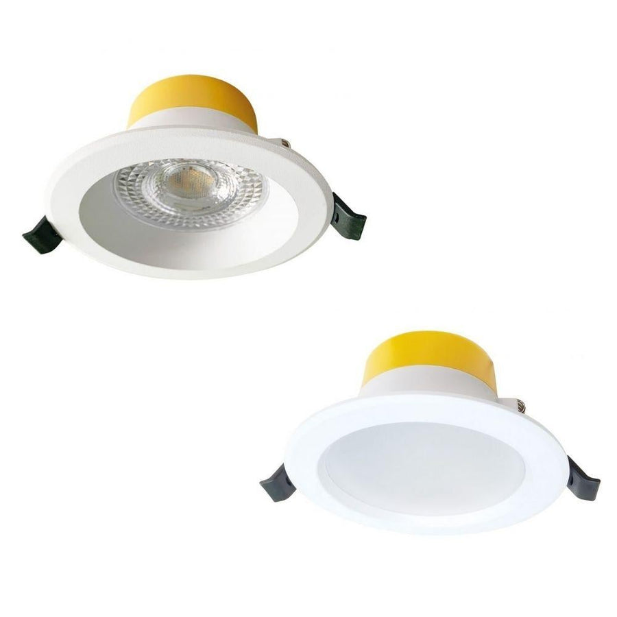 Mercator AAYDAN - 8W LED Tri-Colour Dimmable Deep Face Lens/Diffused PC Downlight IP44-Mercator-Ozlighting.com.au