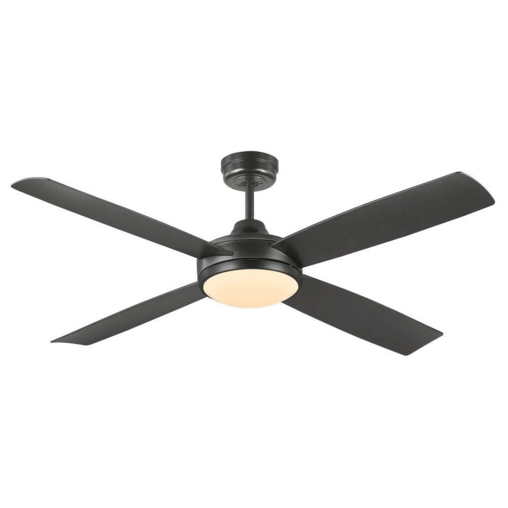 Mercator AIRNIMATE - 4 Blade 1320mm 52" AC Ceiling Fan with Light-Mercator-Ozlighting.com.au