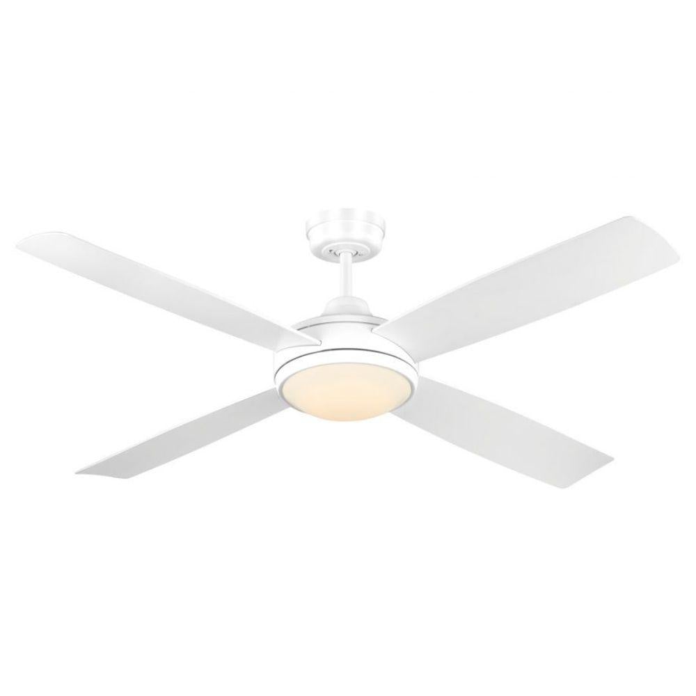 Mercator AIRNIMATE - 4 Blade 1320mm 52" AC Ceiling Fan with Light-Mercator-Ozlighting.com.au