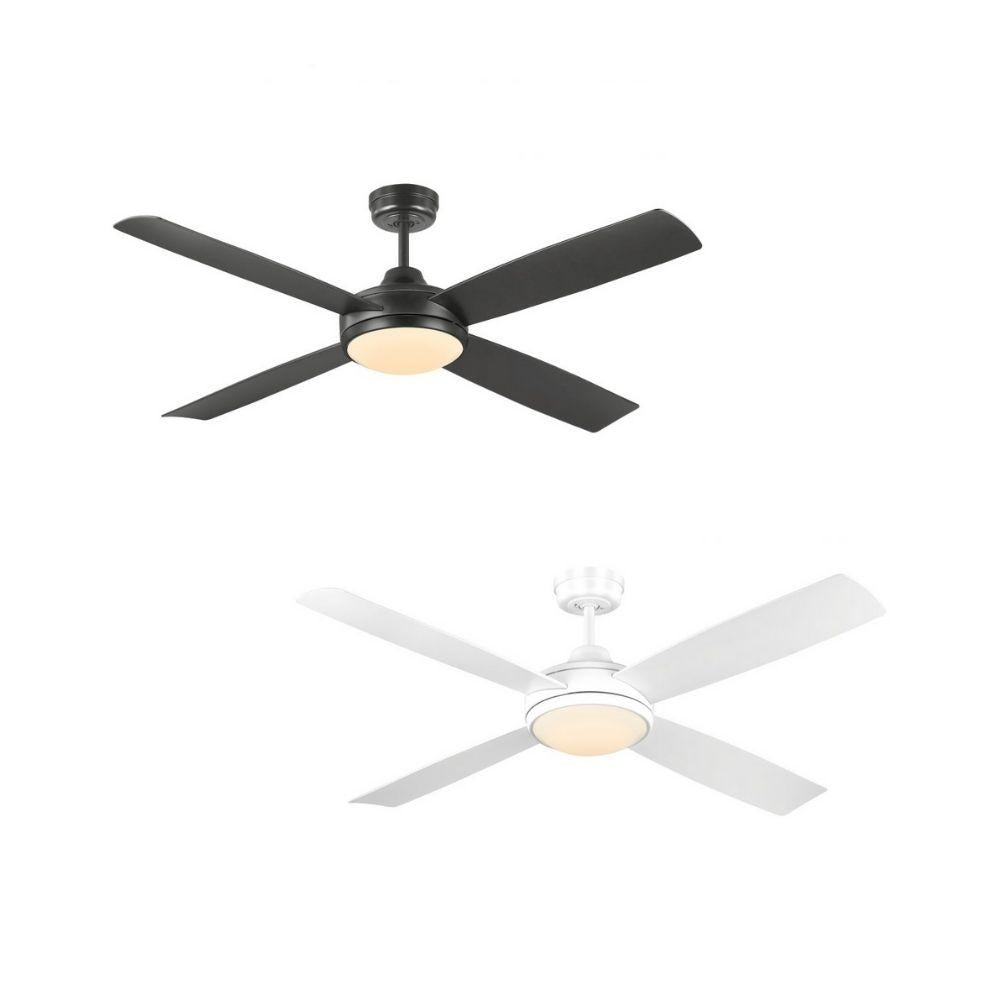 Mercator AIRNIMATE - 4 Blade 1320mm 52" AC Ceiling Fan with Light-Mercator-Ozlighting.com.au