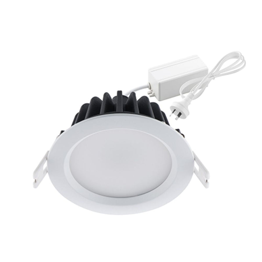 Mercator AQUARIUS - 9W LED Dimmable Wet Area Round Deep Face Downlight IP65 - 5700K-Mercator-Ozlighting.com.au