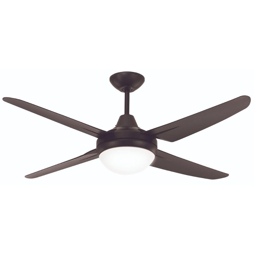 Mercator CLARE-LIGHT - 4 Blade 1350mm 53" ABS Ceiling Fan With Light-Mercator-Ozlighting.com.au