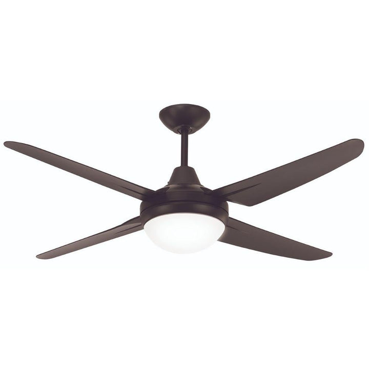 Mercator CLARE-LIGHT - 4 Blade 1350mm 53" ABS Ceiling Fan With Light-Mercator-Ozlighting.com.au