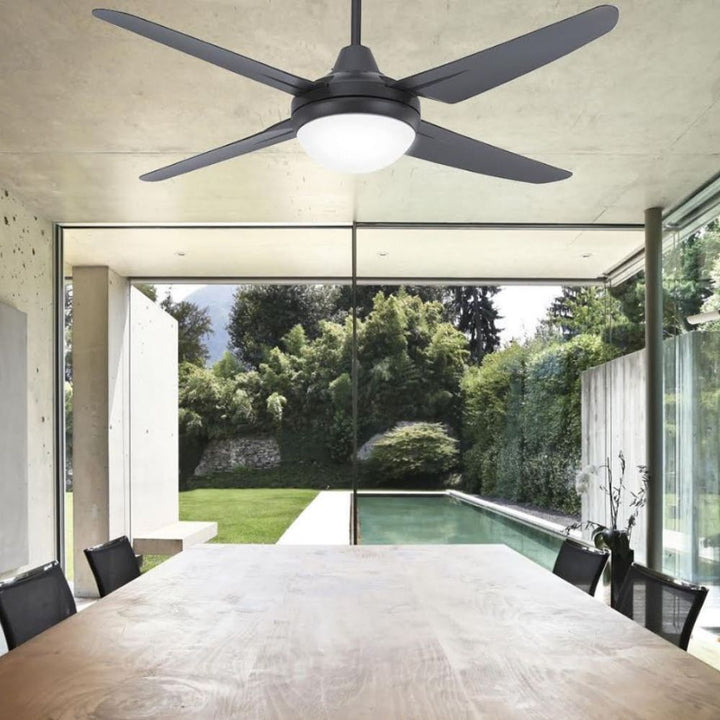 Mercator CLARE-LIGHT - 4 Blade 1350mm 53" ABS Ceiling Fan With Light-Mercator-Ozlighting.com.au