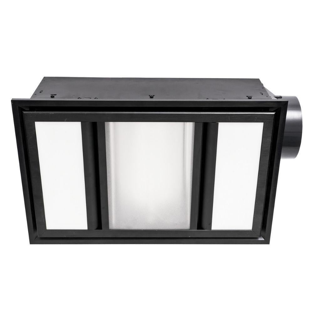 Mercator DOMINO - 3-in-1 Series 2 Bathroom Heater, Exhaust Fan And 2x10W LED Light 3-CCT-Mercator-Ozlighting.com.au