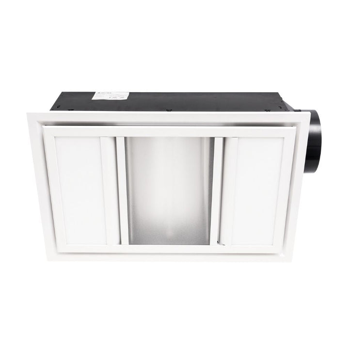 Mercator DOMINO - 3-in-1 Series 2 Bathroom Heater, Exhaust Fan And 2x10W LED Light 3-CCT-Mercator-Ozlighting.com.au