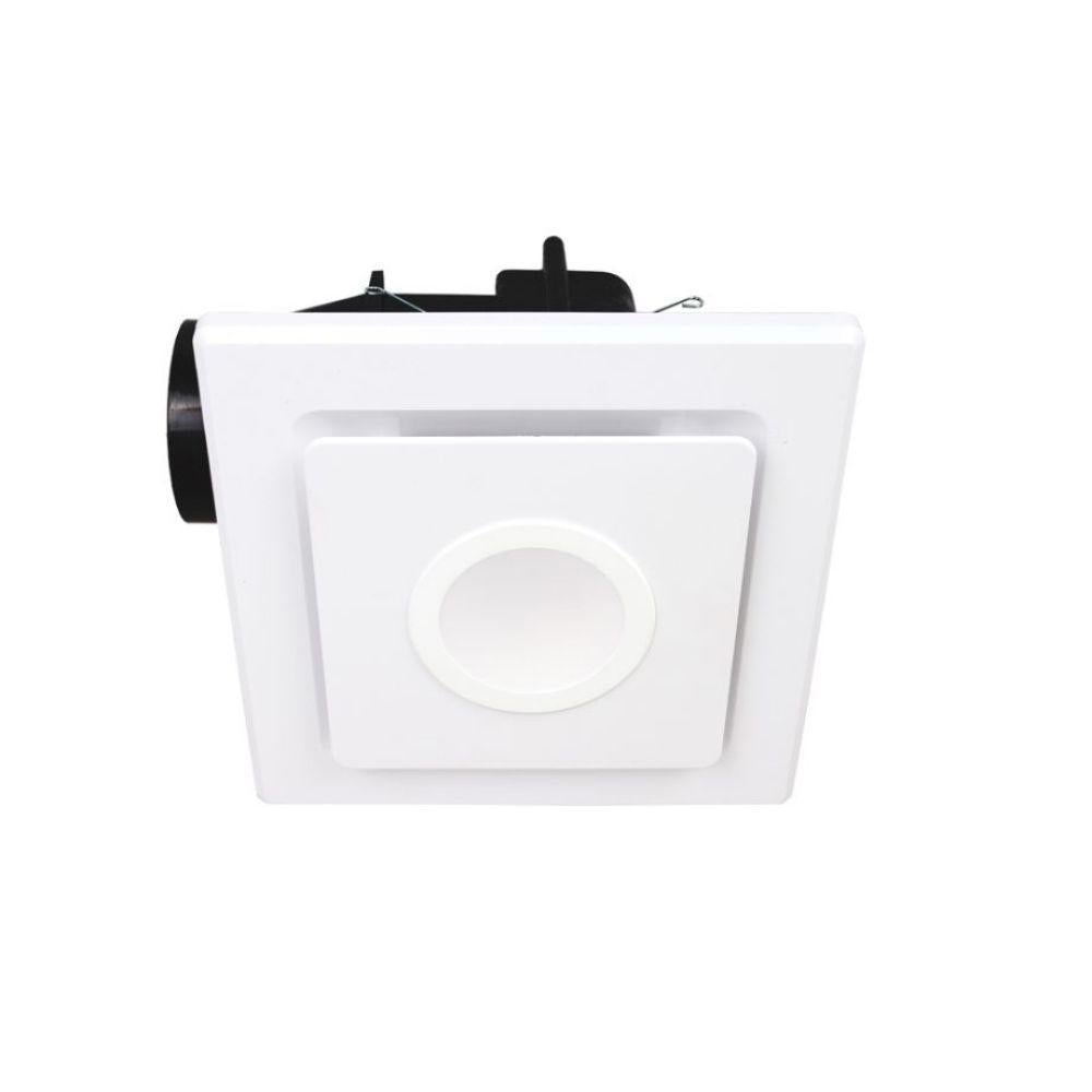 Mercator EMELINE II - Round/Square Exhaust Fan IPX4 4000K-Mercator-Ozlighting.com.au