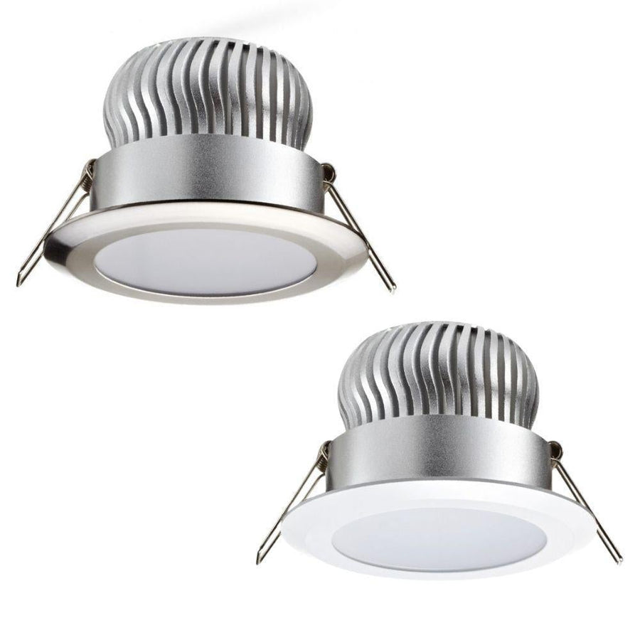 Mercator EQUINOX-3 - 16W LED Tri-Colour Dimmable Fixed Flat Face Downlight IP44-Mercator-Ozlighting.com.au