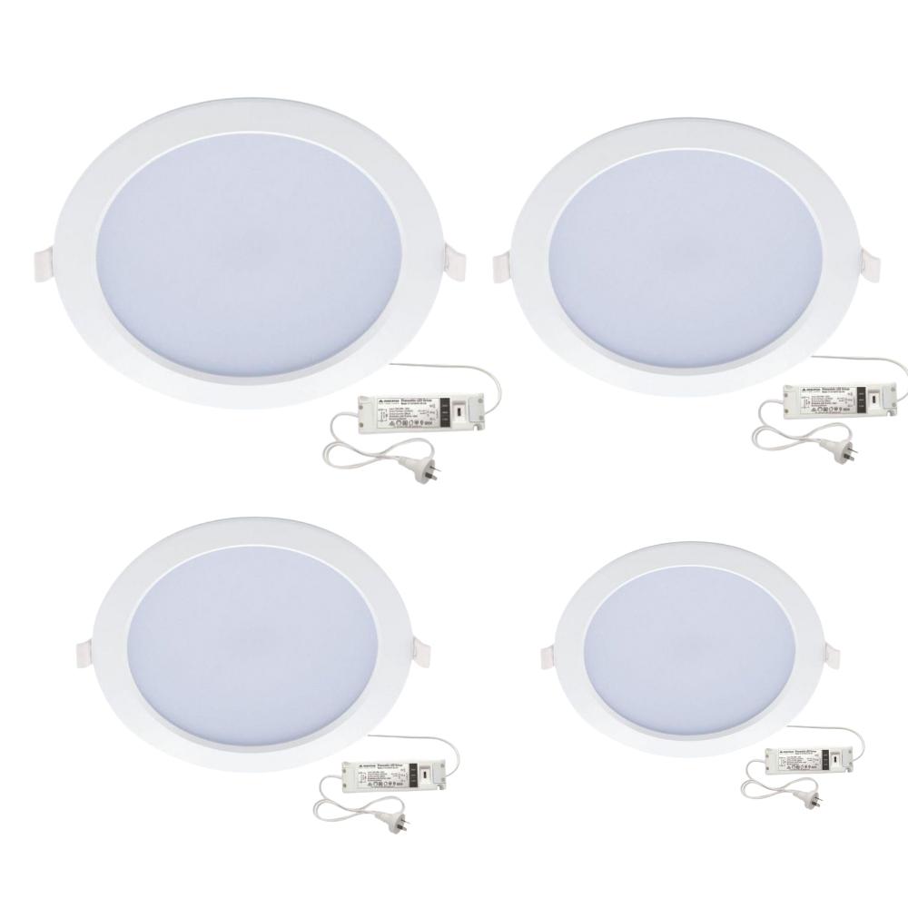 Mercator ESTA - 9W/13W/15W/20W LED Tri-Colour Switchable Dimmable Downlight IP44-Mercator-Ozlighting.com.au